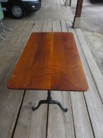 antiker Beizentisch Nussbaum 120cm