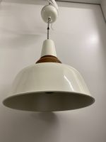 Lampe Metal/Holz Vintage