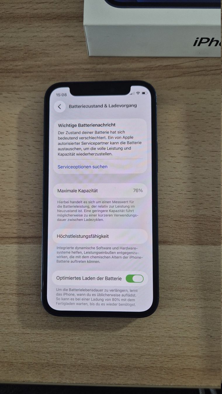 Apple Telefoni cellulari / Smartphones: iPhone 12 mini 128GB Blue 2994 – Usato da Münchenbuchsee venduto da MV_Solutions 2