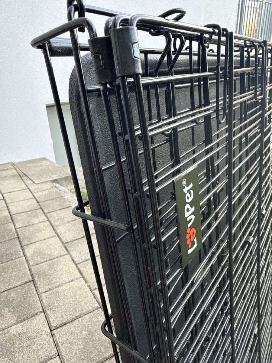 Gabbie, trasporto & Sicurezza: Hundekäfig LOVPET - NEU - klappbar – Nuovo (secondo la descrizione) da Dickbuch venduto da Kellerstar 4