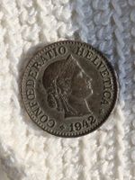 Spezielle 10 Rappen Münze Jahrgang 1942