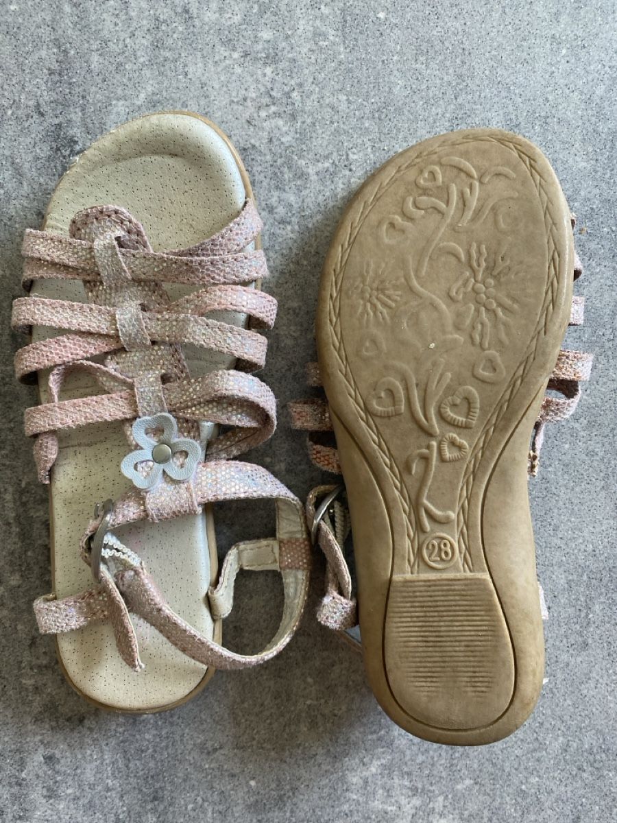 Scarpe per ragazze: Mädchen Sandalen Gr. 28 Glitzer – Usato da Niederbüren venduto da funkel06