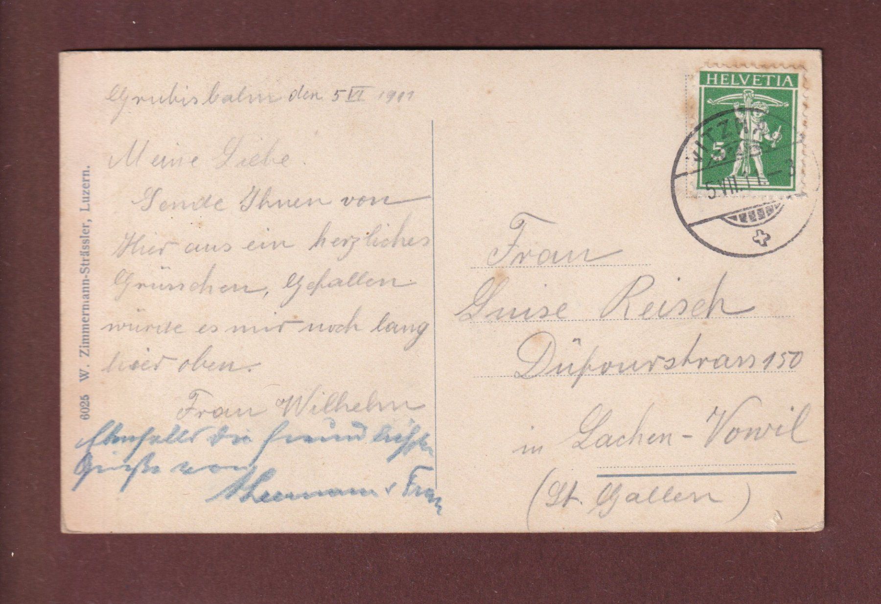 Cartes postales: RIGI-KULM - Leute - 1911 – D'occasion à Pully par nicecards-shop 1