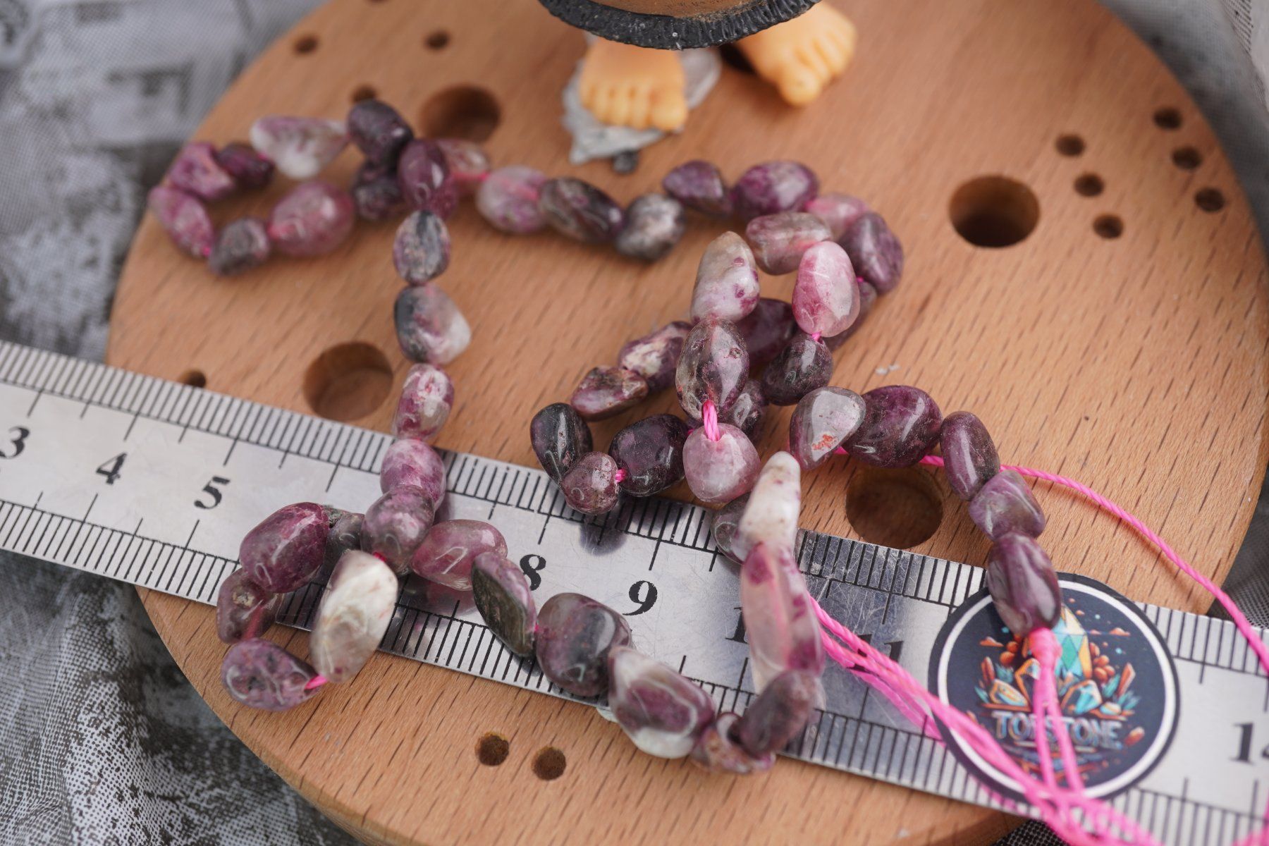 Minerali & Pietre curative: Turmalin Rosa  Nugget  Strang    Ab 1.- – Nuovo e nell'imballaggio originale da Eschenbach SG venduto da topstone 3