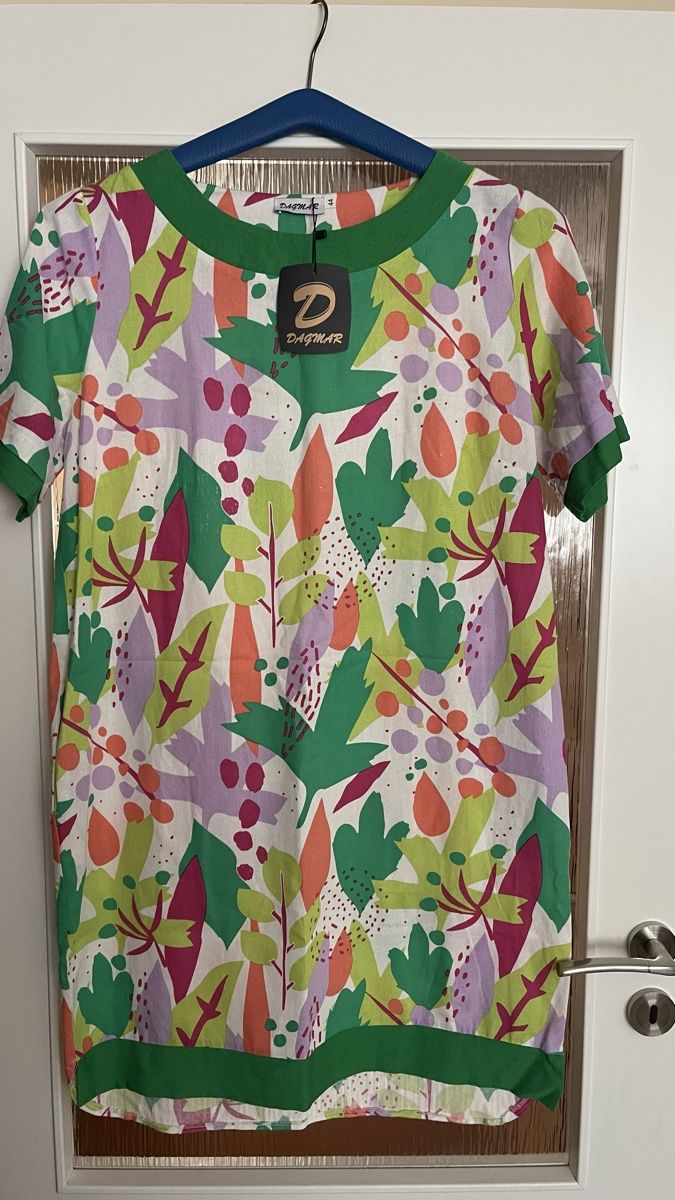 Kleider: Kleid Dagmar bunt Grösse 44 mit Etikett – Neu und originalverpackt aus Riehen von markstre11