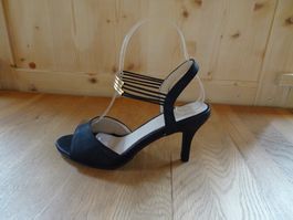 Elegante Sandalette von Cassis schwarz Gr. 36 - 260286