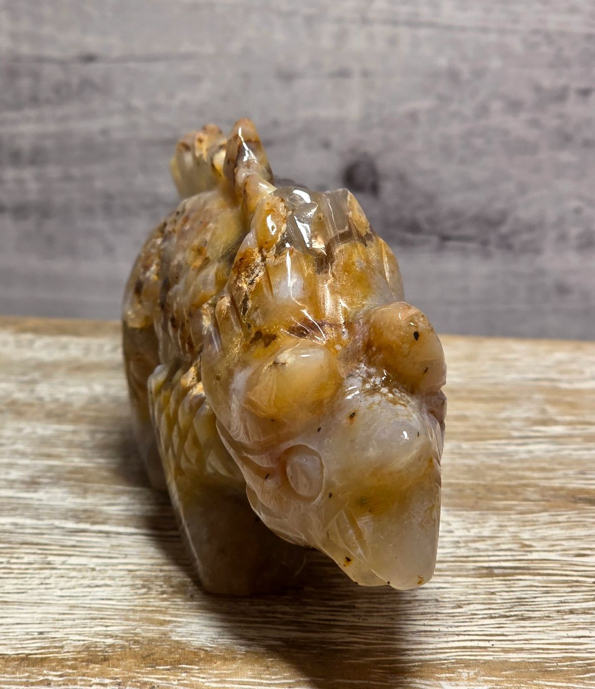 Minerali & Pietre curative: Cherry Achat Triceratops 355g – Nuovo e nell'imballaggio originale da Matzingen venduto da Shay_Crystalz 2