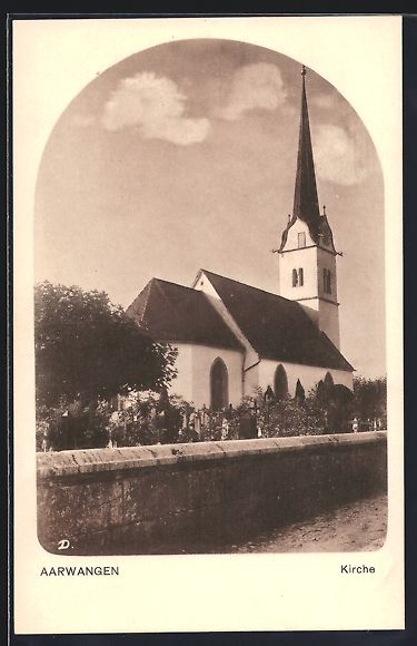 Ansichtskarten: AK Aarwangen, Partie an der Kirche – Gebraucht aus Berlin von bartko-reher