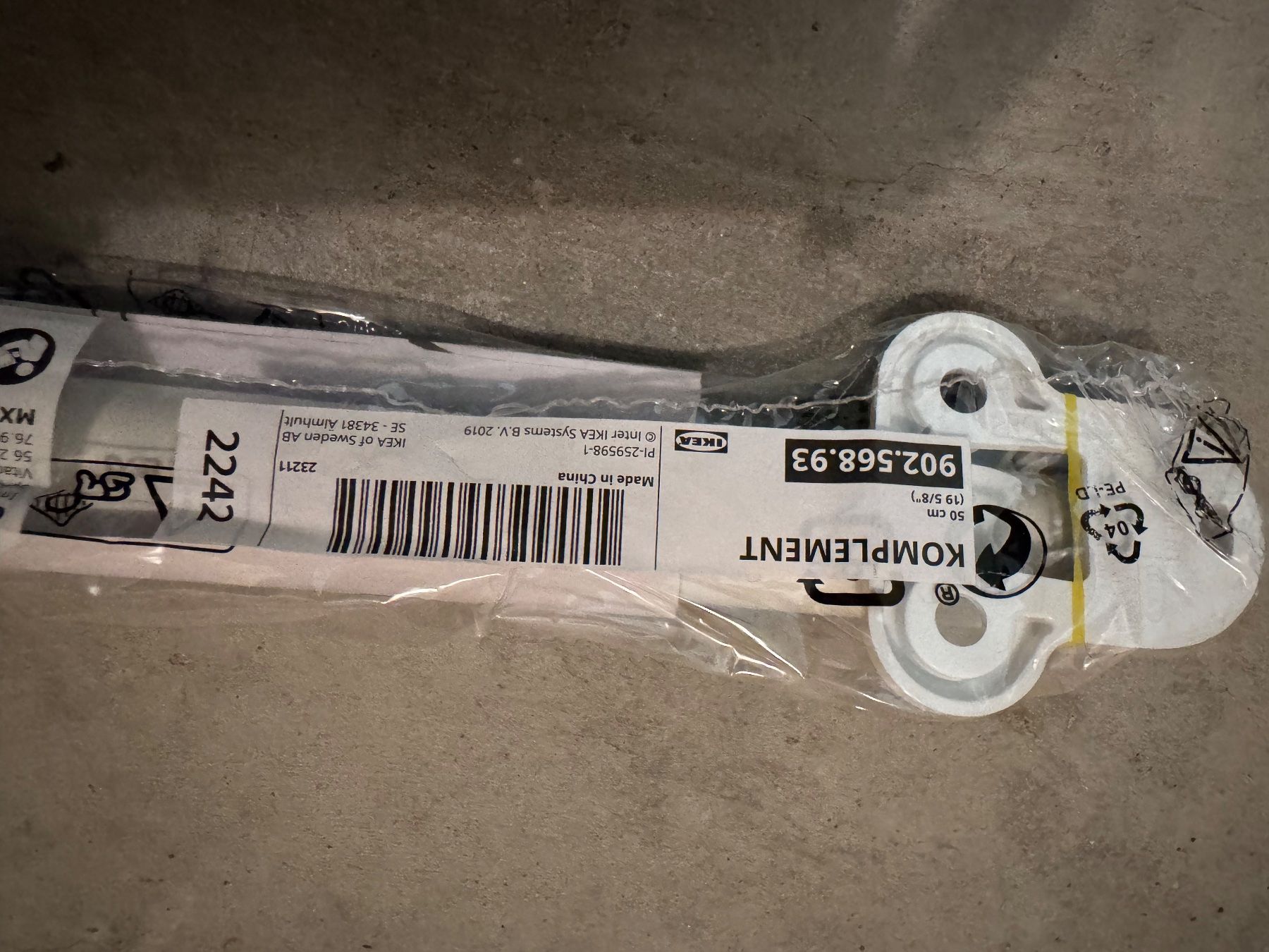 Ikea Eisenwaren: Ikea Komplement Auszugsschiene - Neu & Original! – Neu und originalverpackt aus Oberbüren von mjt_xw5w