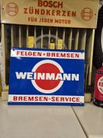 Emailschild für Mofa,Oldtimer Werkstatt Puch Sachs