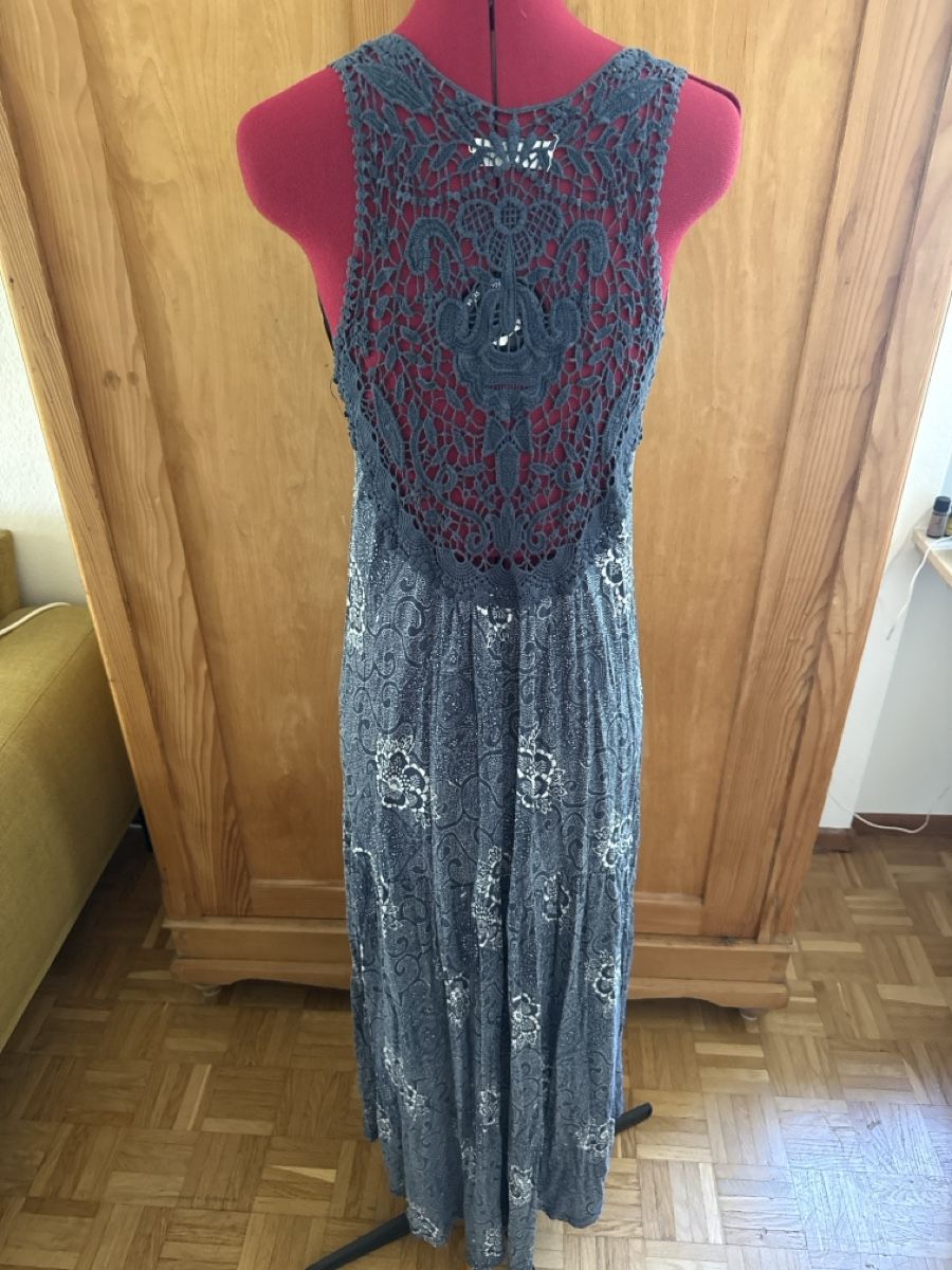 Odd Molly Vestiti: Kleid lang Odd Molly Grösse 2 dunkelblau mit Muster – Usato da Pratteln venduto da EVA67 3
