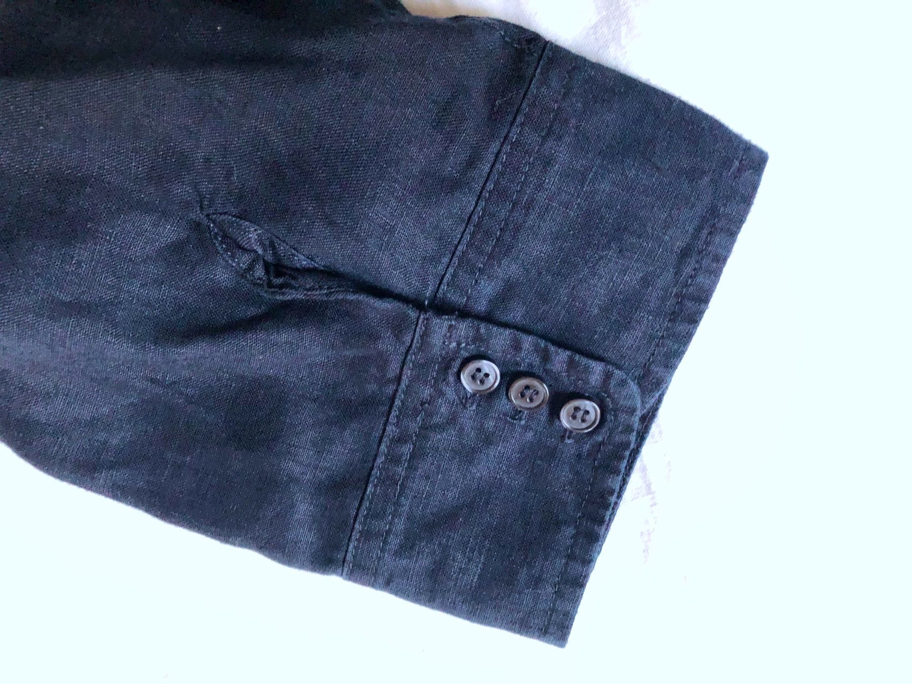 H&M Camicette: H&M, Leinenbluse kurzarm, dunkelblau, Gr. 34 – Nuovo (secondo la descrizione) da Basel venduto da Solaia28 5