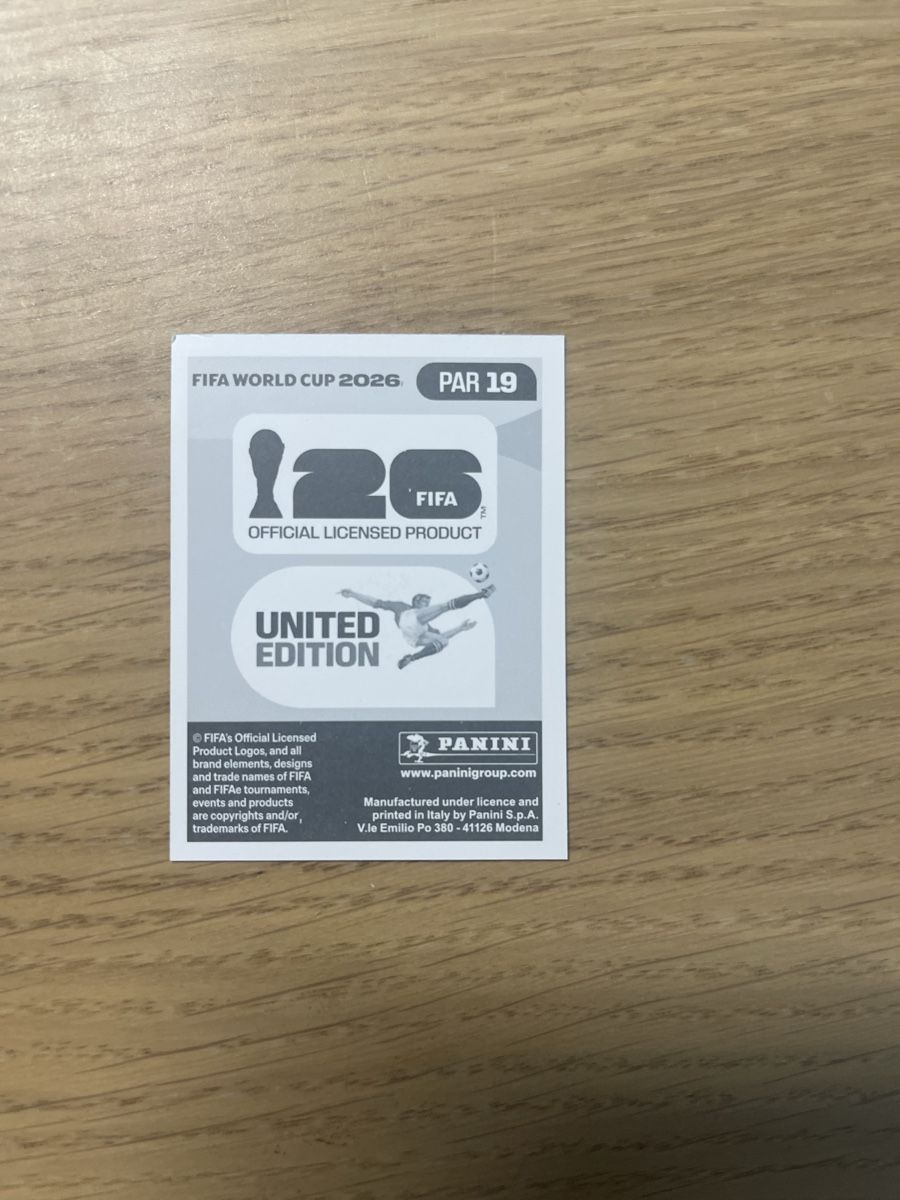 Sticker: Panini FIFA WC PAR 19 – Nuovo (secondo la descrizione) da Lausanne 26 venduto da mar_2ldv 1