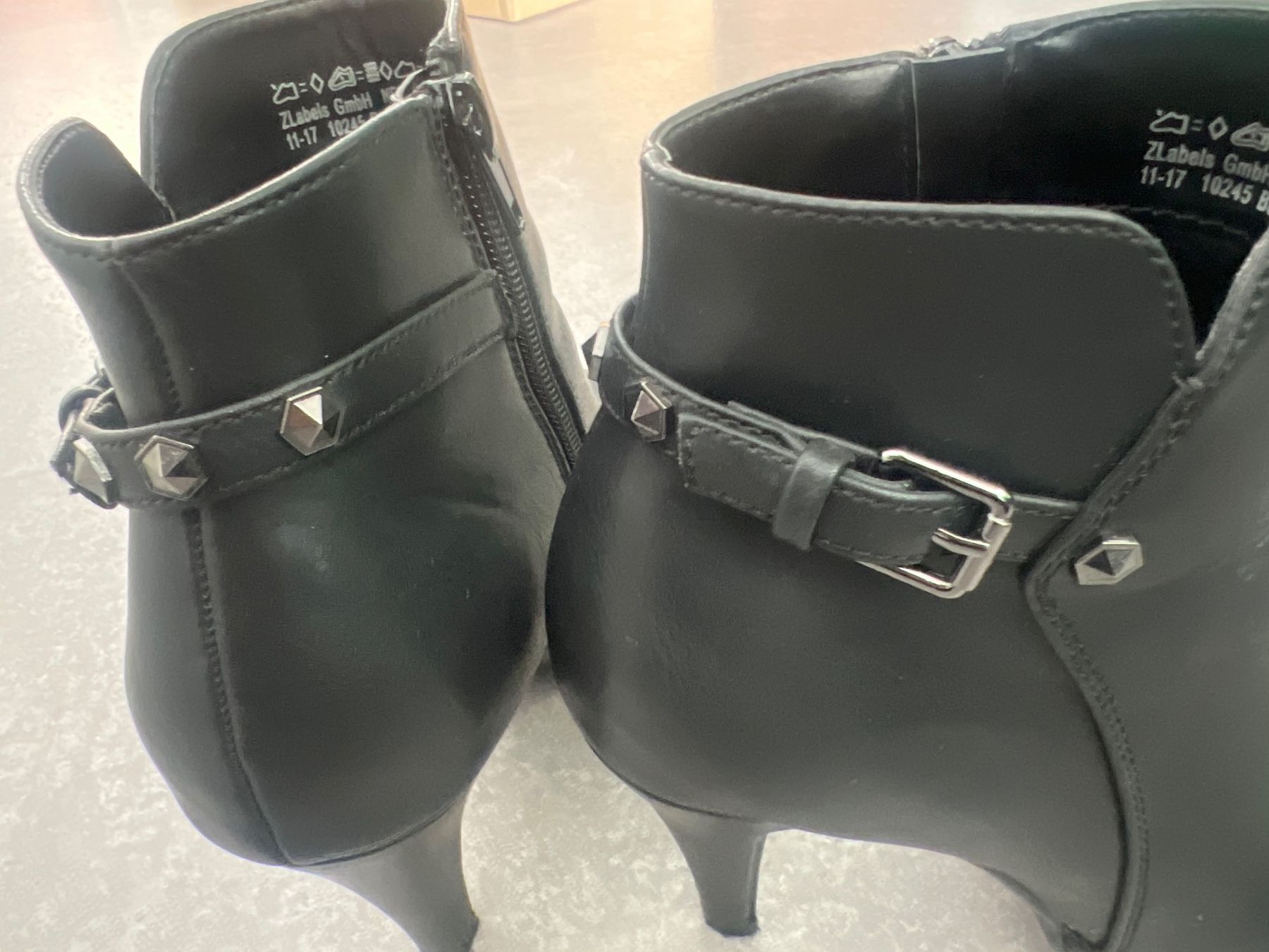 Anna Field Scarpe da donna: Schwarze Stiefeletten mit Absatz, Gr. 40 – Usato da Opfikon venduto da Angelie_01 1