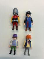Playmobil 4 Figuren Ritter Reiter Freizeit Vintage Konvolut