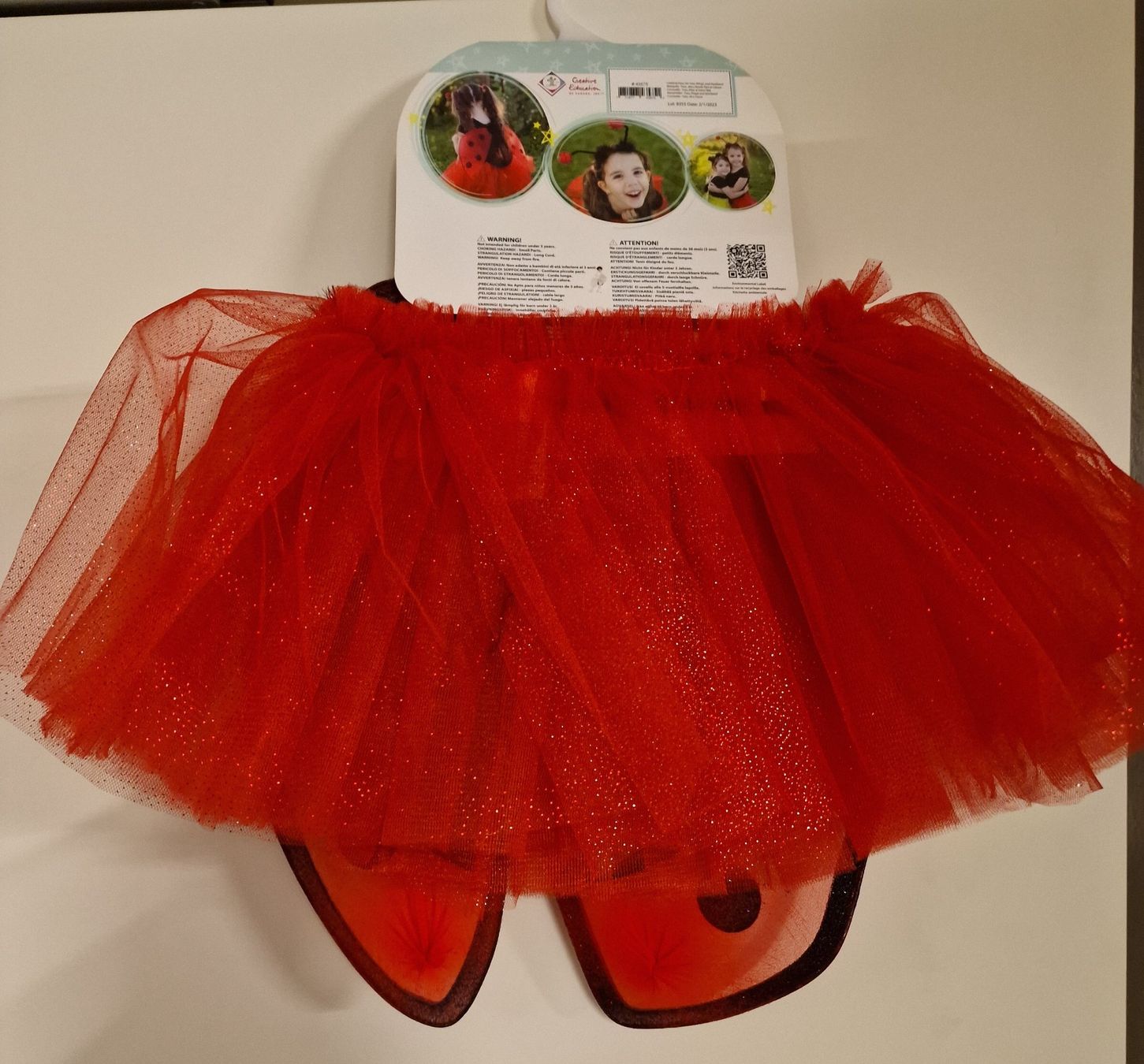 Costumi: Fasnachtskostüm Marienkäfer  Grösse 4 bis 6 Jahre Neu – Nuovo e nell'imballaggio originale da Oberuzwil venduto da aseinkaufswelt 1