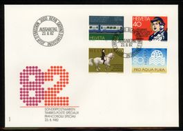 1982, FDC, Sonderpostmarken II (Nr. 672–675)