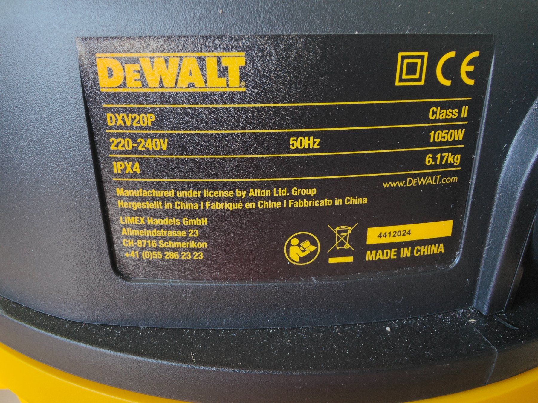 Dewalt Aspirapolveri & Accessori: Aspirateur Dewalt DXV20P – Usato da Bex venduto da Brian2023 1
