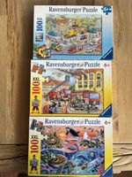3 Ravensburger Puzzle 100 XXL, +6