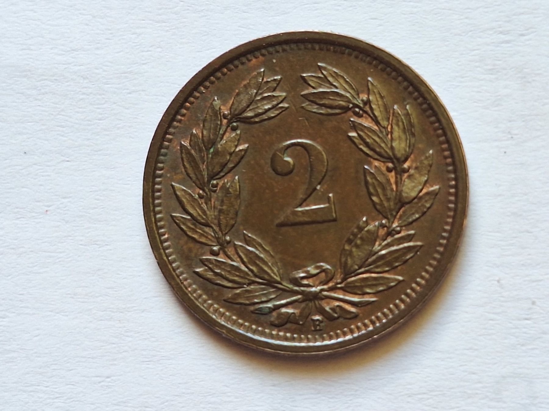 Alle Münzen: 2cts 1932 – Gebraucht aus Couvet von zeze03 1