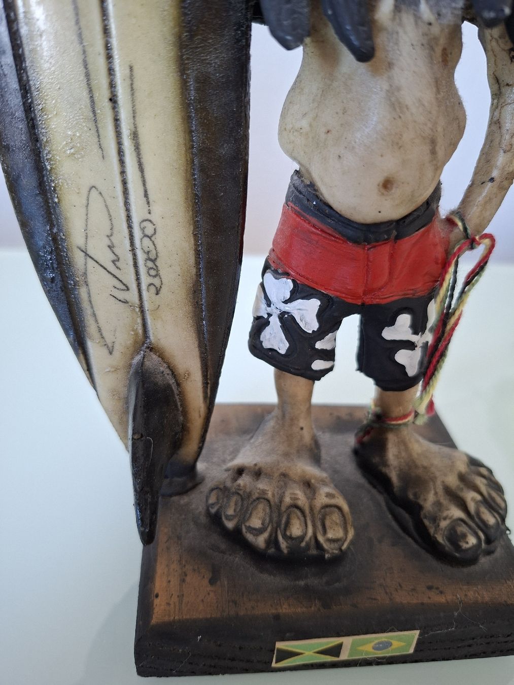 Statuette: Statuette Rasta Surfeur - Déco d'été originale et unique ! – Usato da Mézières VD venduto da Grymmjow1904 1