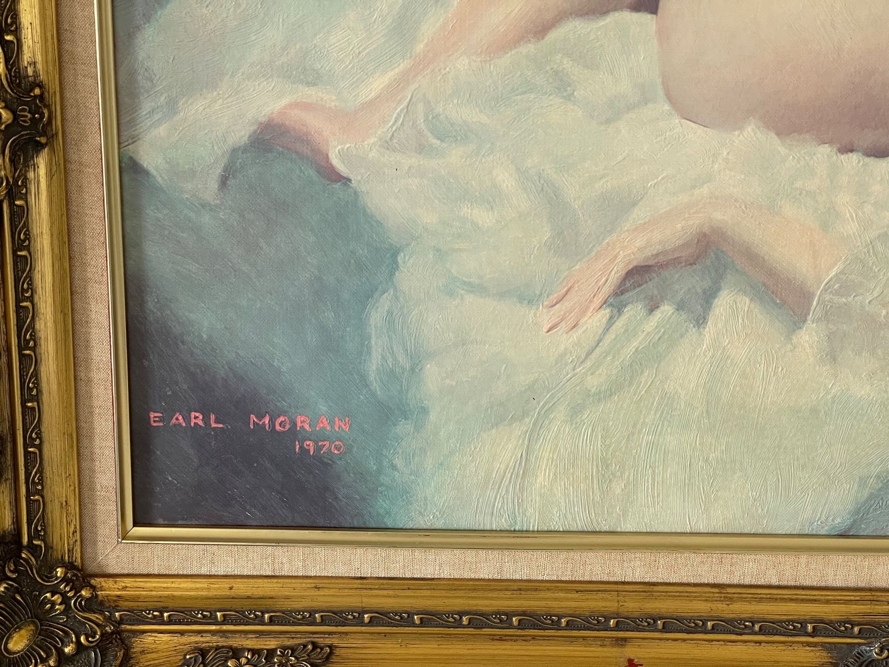 Leinwände & Keilrahmen: Tableau "Nikolle" Earl Moran 1970 – Gebraucht aus Genève von Bazarare 2