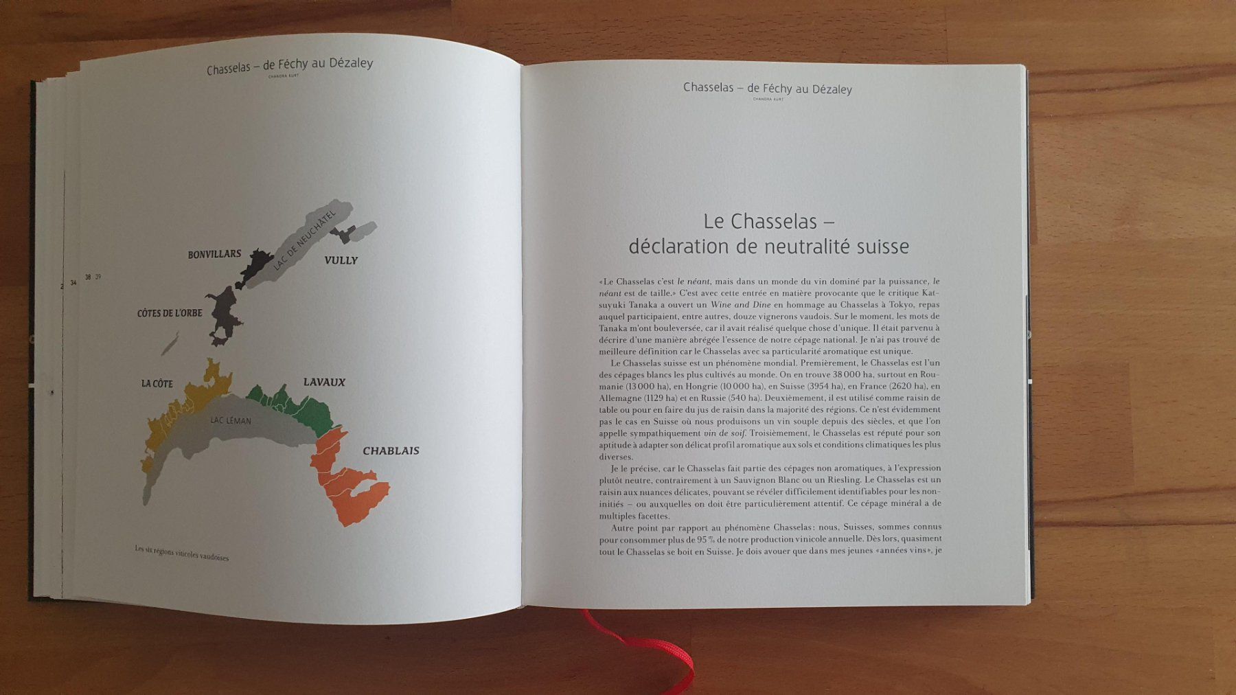 Libri: Chasselas - De Féchy au Dézaley - Chandra Kurt – Usato da Romainmôtier venduto da Iguazu12 4