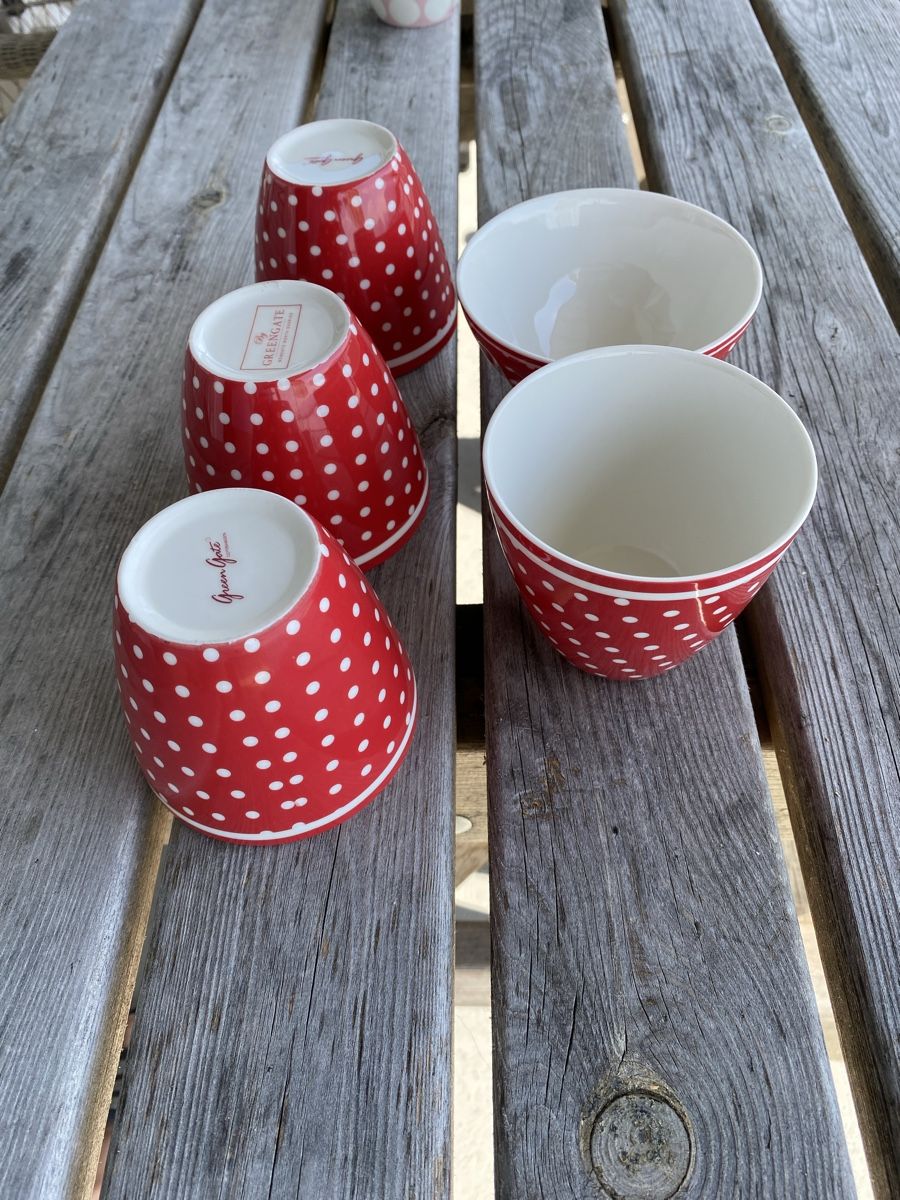Greengate Services de table: Greengate Latte Cups und Schale – Neuf (Voir description) à Merligen par shalimar64 2