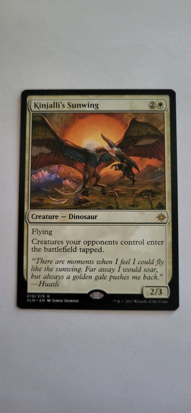 Magic The Gathering Carte collezionabili: MTG - Kinjallis Sunwing – Usato da Münsingen venduto da Heroism2010