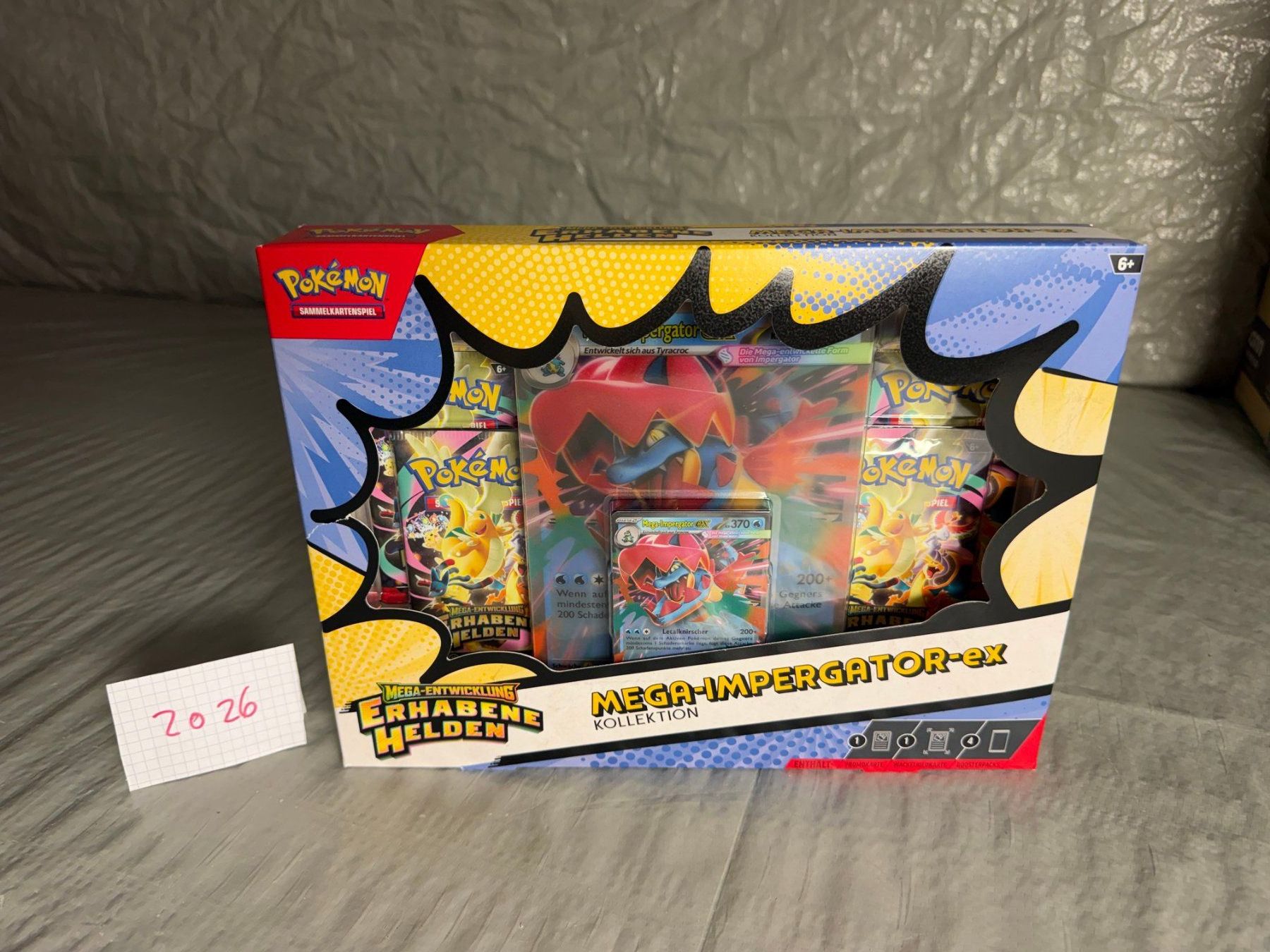 Pokémon Cartes à collectionner: POKEMON-MEGA-IMPERGATOR-EX-2026-DE – Neuf avec emballage d'origine à Frick par RC2367