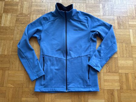 Peak Performance Herren Fleece Jacke Blau Gr. M
