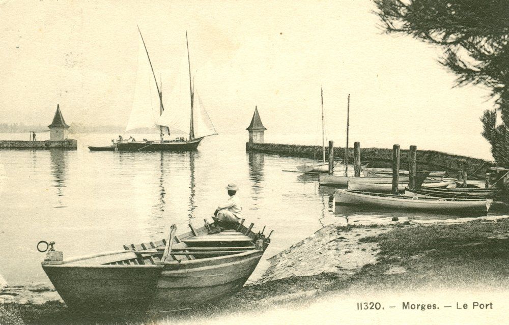 Cartoline postali: Morges - Le Port – Usato da Chavornay venduto da SupraSenna