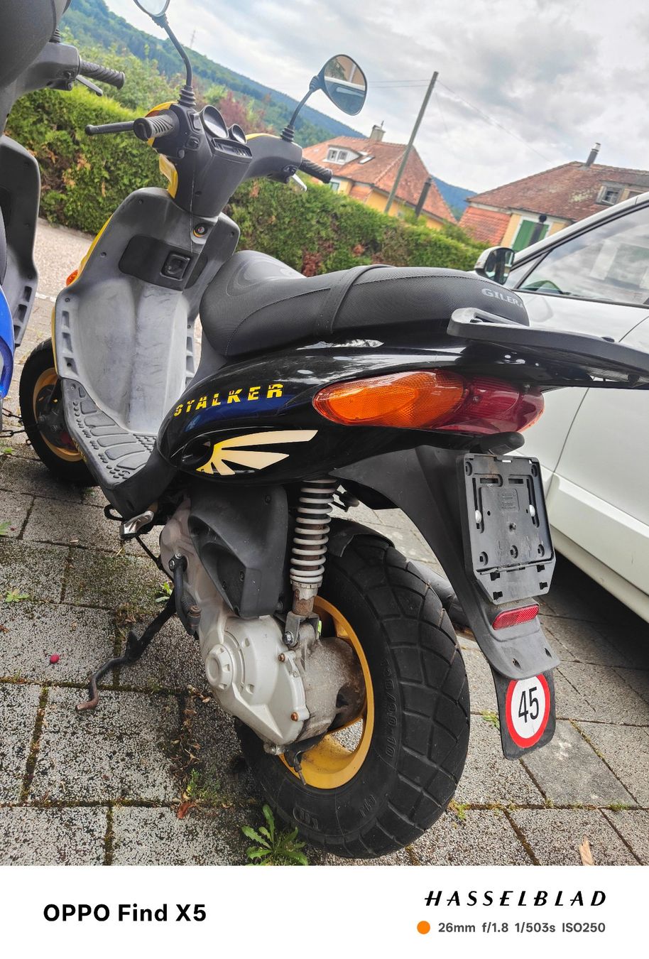 Gilera Scooter: Gilera Stalker, 49ccm, gelb – Difettoso da Pieterlen venduto da Wilhelm 2