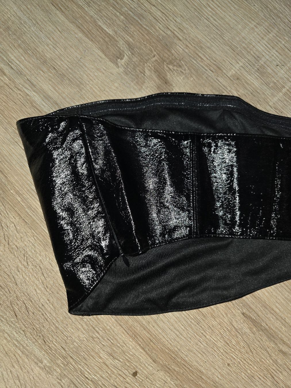 Tally Weijl Top: TOP TALLY WEIJL Effet Vinyle Noir – Nuovo (secondo la descrizione) da Travers venduto da adr_qyj5 3