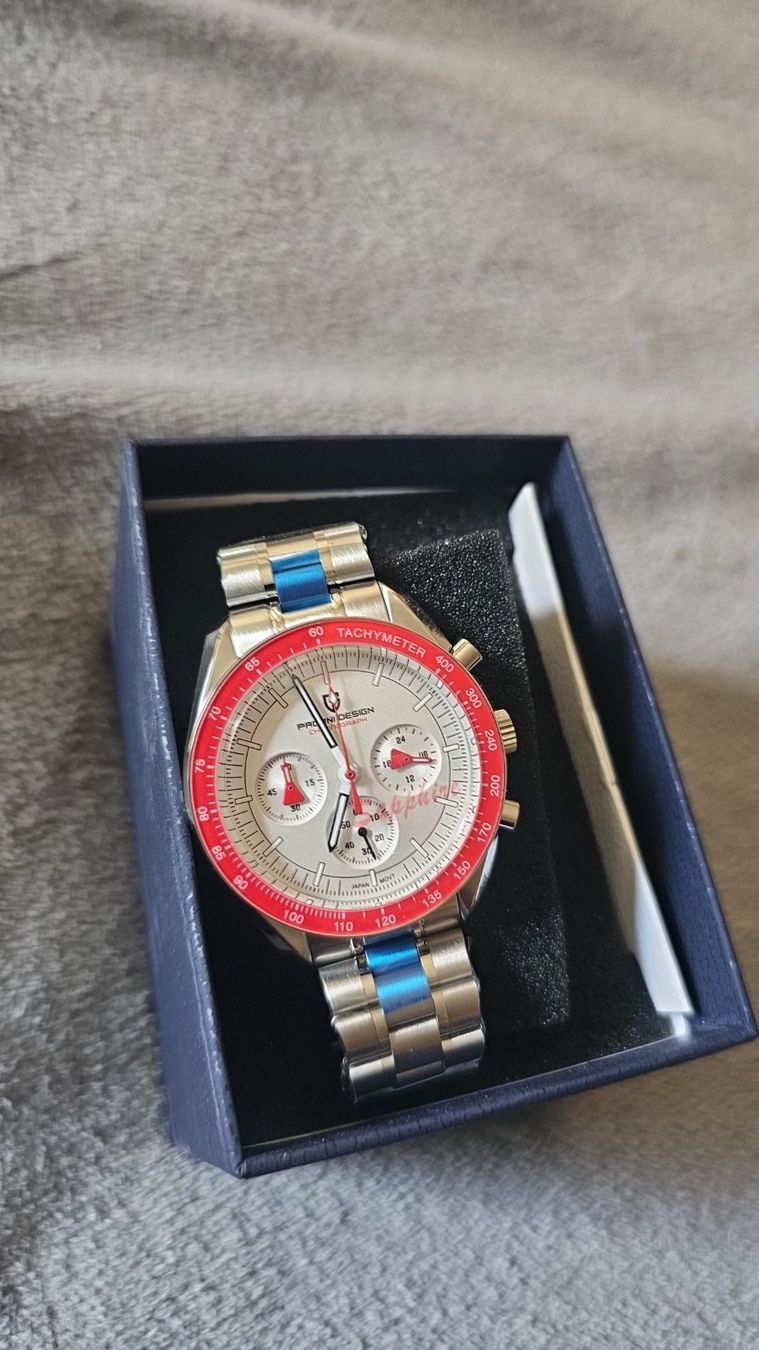 Pagani Design Uhren: Pagani Design Hommage Speedmaster – Neu und originalverpackt aus Suhr von sjay.Cv 4