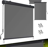 Aussen-Senkrechtmarkise 160x250 grau