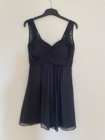 Elegantes Cocktailkleid, Grösse 36, dunkelblau