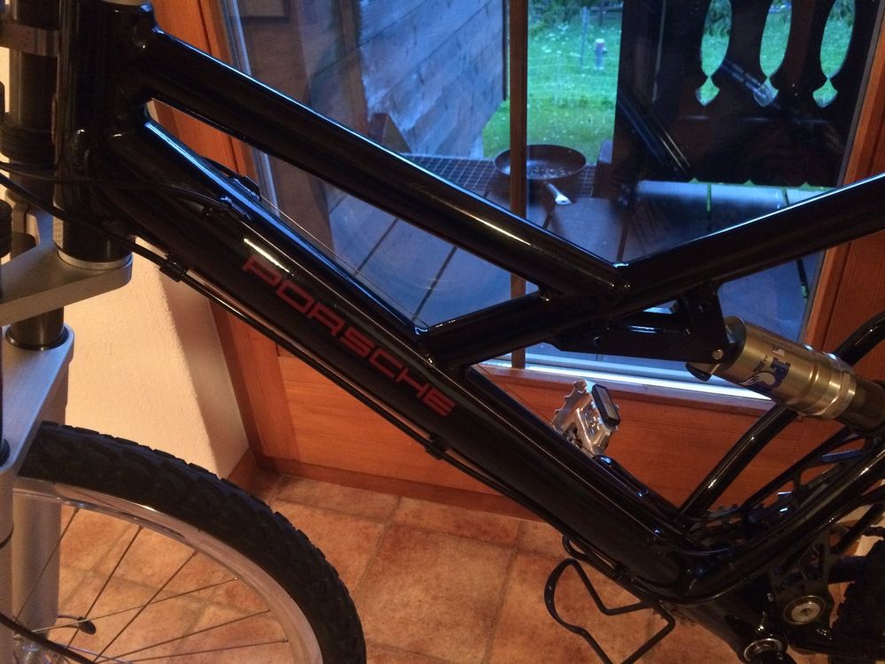 Porsche FS Evolution cadre arriere velo bras oscillant RED Nr 2