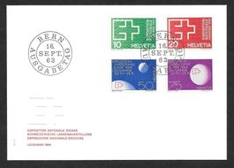 FDC Serie 402 - 405 Expo Lausanne 1964 ET Bern 16.9.1963
