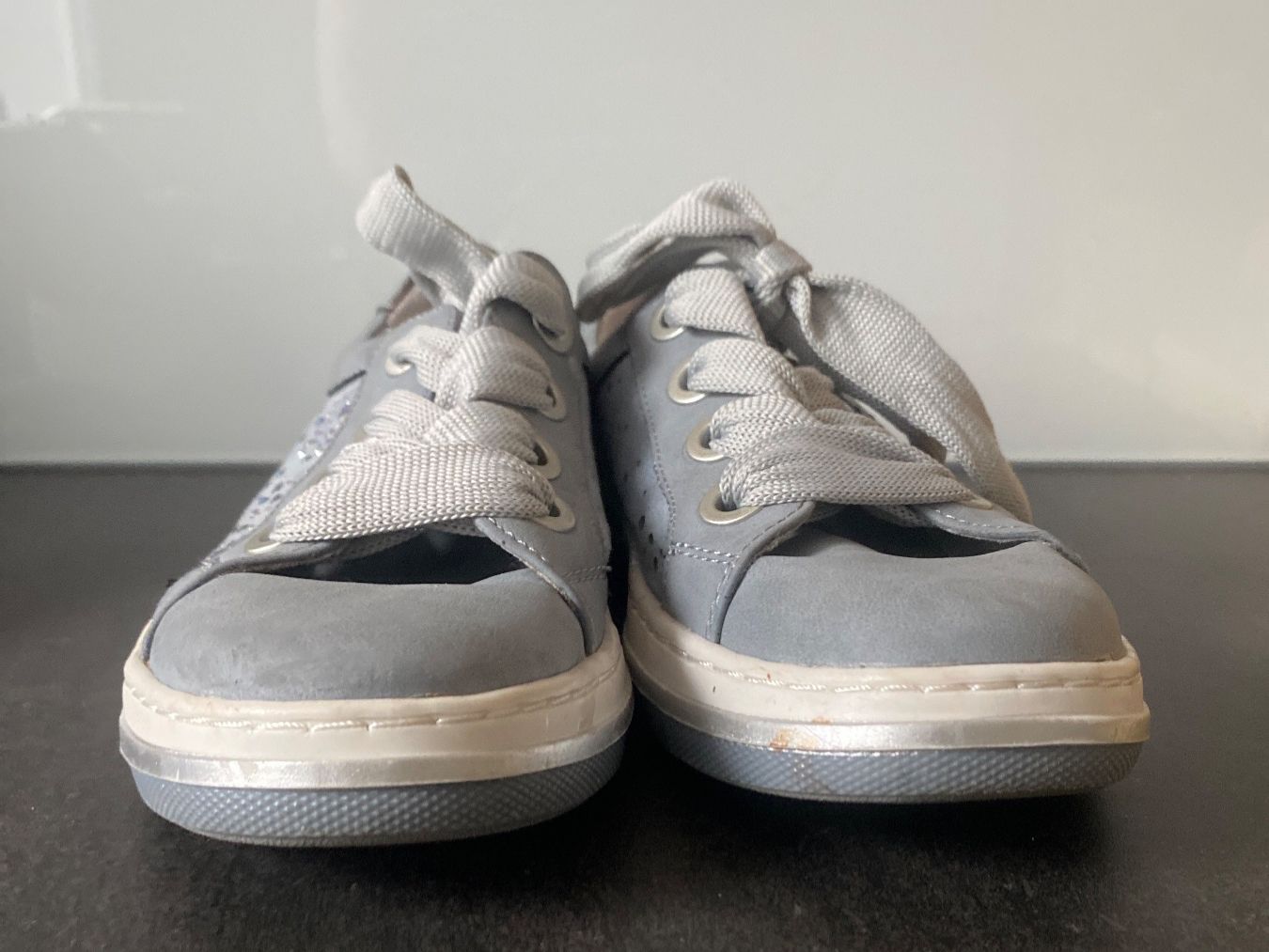 Damenschuhe: GOSOFT Schuhe/Halbschuhe GR.36 LEDER hellblau/grau/silber – Gebraucht aus Frauenfeld von Boldi46 3