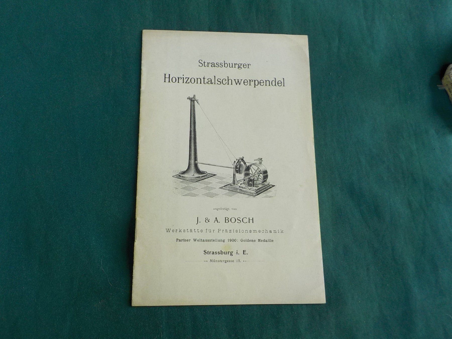 Libri: Horizontalschwerpendel Seismologie – Usato da hedingen venduto da kurattli01