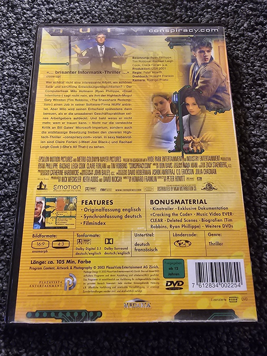 Alle DVDs: DVD Conspiracy.com (20119) – Gebraucht aus Ruswil von jan_bxl5 1