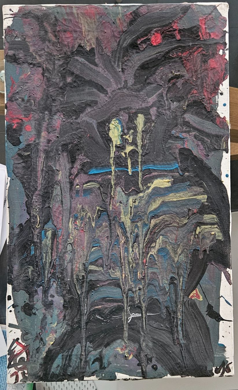 Tele & Cornici: Tableau acrylique paint main – Usato da Erlach venduto da roberto910 3
