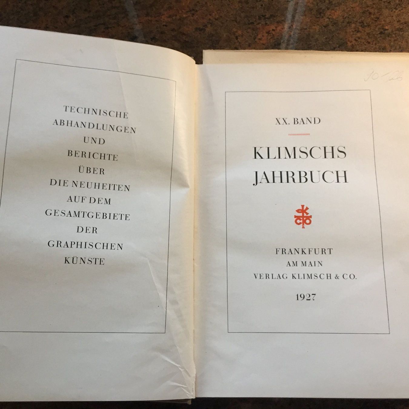Libri: KLIMSCHS Jahrbuch 1927 – Usato da Trachslau venduto da post35 1