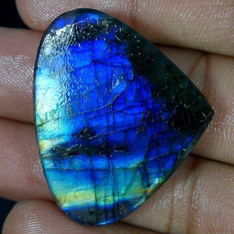 Edelsteine: 48 ct Blau Labradorit Cabochon Edelstein Pierre Labradorite – Neu (gemäss Beschreibung) aus Prilly von ilyria73 3