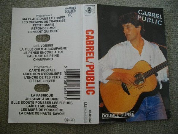 Musicassette: CASSETTE FRANCIS CABREL - CHANSONS - DOUBLE durée !! – Usato da PORRENTRTUY venduto da RABAIS_SPORT