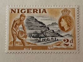 NIGERIA 1953 2 d MI.74*