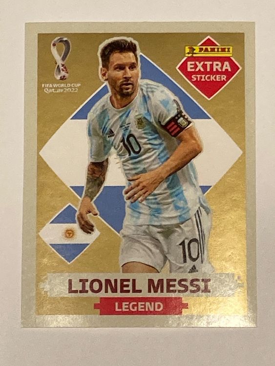 Panini Extra Sticker Lionel MESSI GOLD | Kaufen auf Ricardo