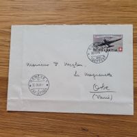 Luftpost Brief Orbe VD Zürich 1944 Genève