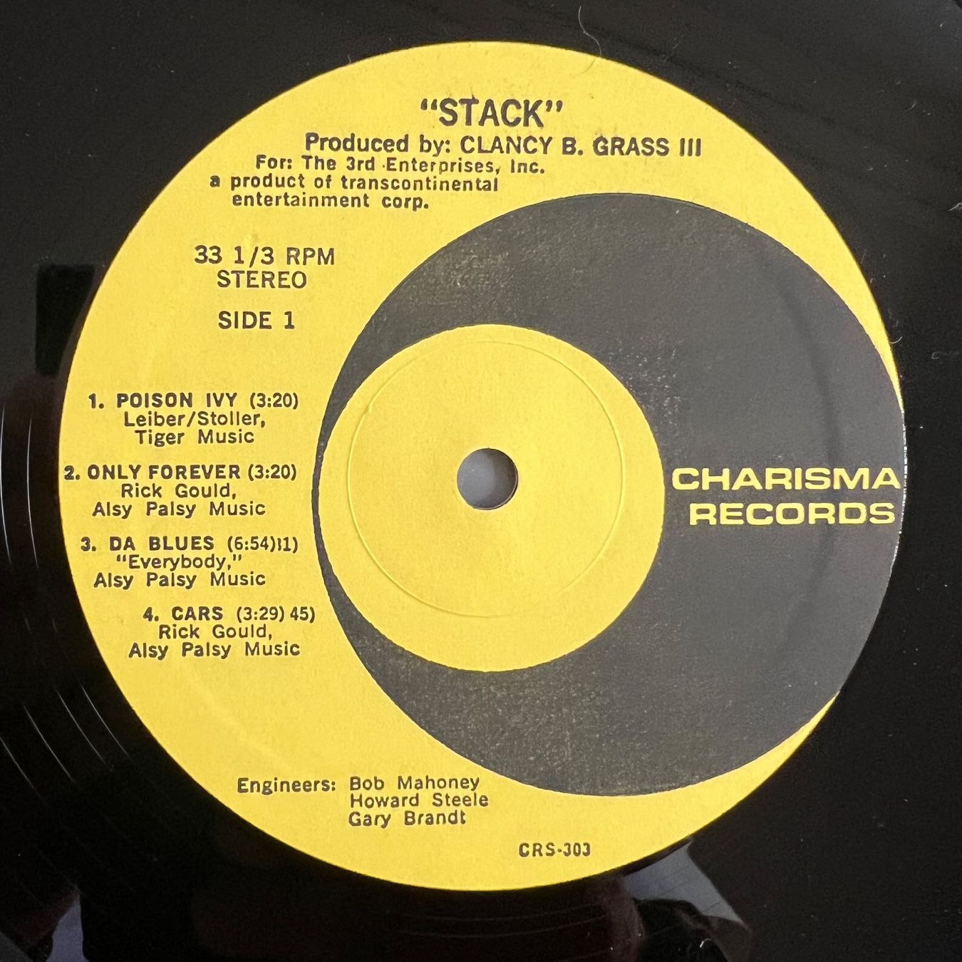 Vinyles: Stack - Above All / Italy-Press. 197? - TOP – D'occasion à Gais par soundcave57 3